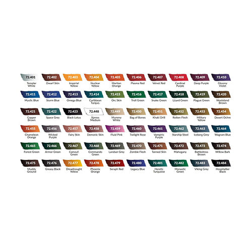 Vallejo Game Colour - Xpress Colour Artist's Selection Case 60 Colour Set