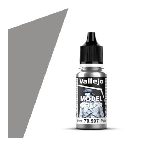 Vallejo Model Colour - Metallic Silver 17 ml