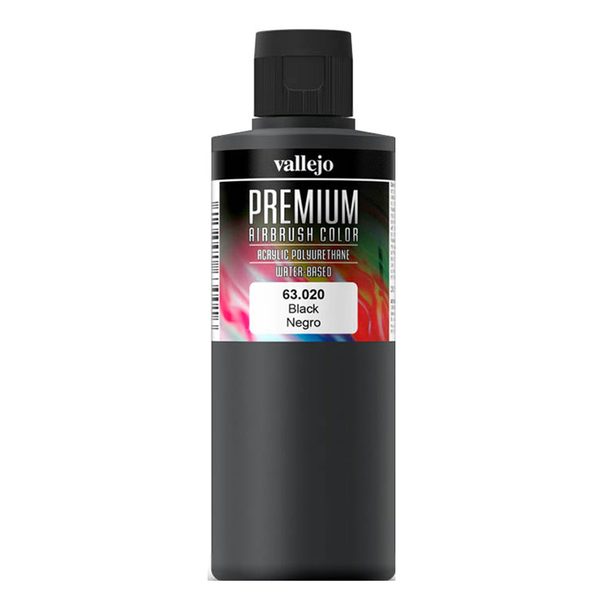 Vallejo Premium Colour - Black 200ml