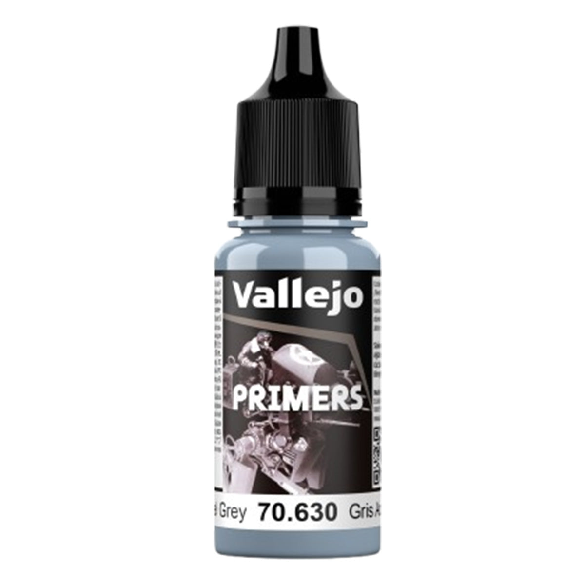 Vallejo Surface Primer - Steel Grey 18ml