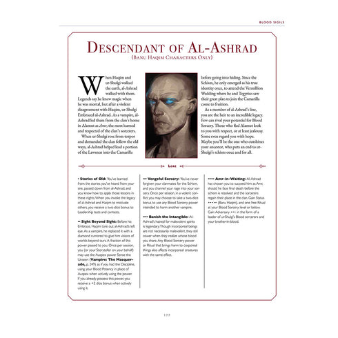 Vampire: The Masquerade 5th Edition - Blood Sigils Sourcebook