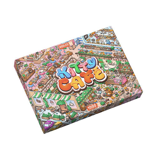 Vizzles Kitty Cafe 1000pc Jigsaw Puzzle