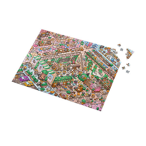 Vizzles Kitty Cafe 1000pc Jigsaw Puzzle