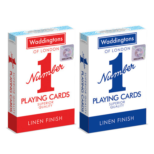 Waddington's No 1 of London Red/Blue Playing Cards (Random Select)