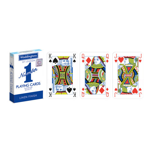 Waddington's No 1 of London Red/Blue Playing Cards (Random Select)