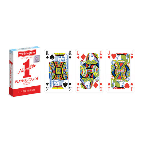Waddington's No 1 of London Red/Blue Playing Cards (Random Select)