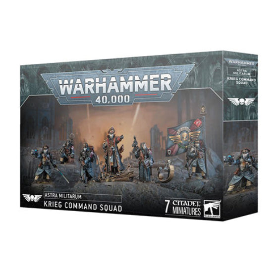 Warhammer 40K Astra Militarum Krieg Command Squad