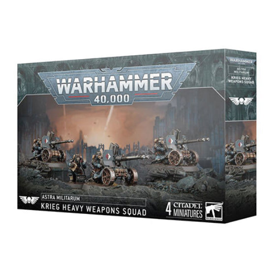 Warhammer 40K Astra Militarum Krieg Heavy Weapons Squad