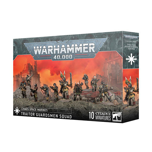 Warhammer 40K Chaos Space Marines Traitor Guardsmen Squad