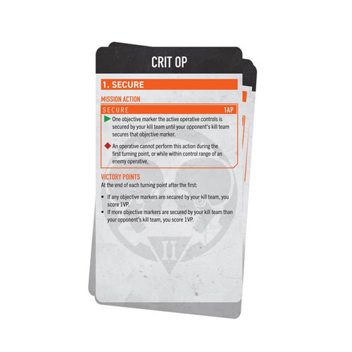 Warhammer 40K Kill Team Approved Ops Cards 2025