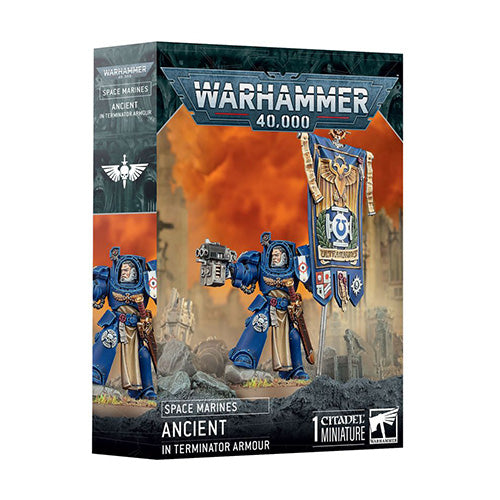 Warhammer 40K Space Marines Ancient in Terminator Armour