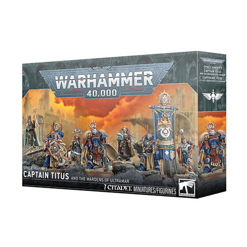 Warhammer 40K Ultramarines Captain Titus and the Wardens of Ultramar