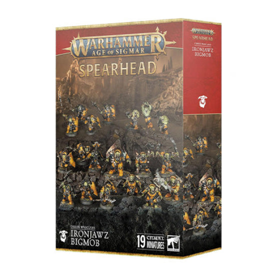 Warhammer Age of Sigmar Orruk Warclans Spearhead Ironjawz Bigmob