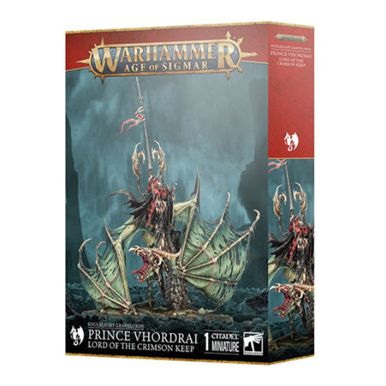 Warhammer Age of Sigmar Soulblight Gravelords Prince Vhordrai Lord of the Crimson Keep