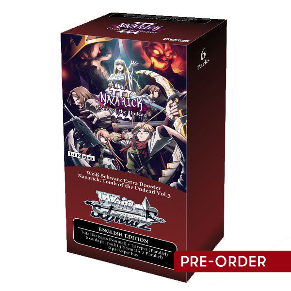 Weiss Schwarz Nazarick Tomb of the Undead Vol.3 Extra Booster Box