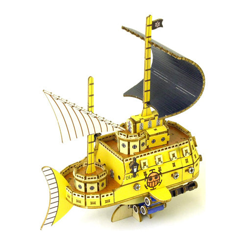 Wooden Art ki-gu-mi One Piece Law's Submarine 3D Puzzle
