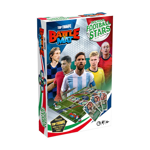 World Football Stars Top Trumps Battle Mat Card Game