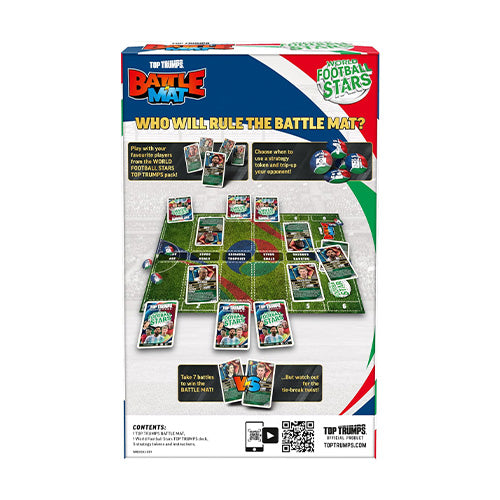 World Football Stars Top Trumps Battle Mat Card Game