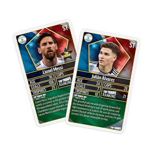 World Football Stars Top Trumps Battle Mat Card Game