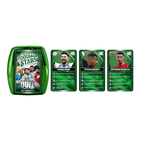 World Football Stars (Green) Top Trumps Quiz