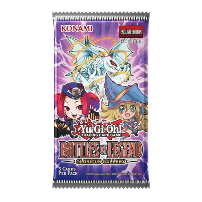 YuGiOh! Battles of Legend Glorious Gallery Single Booster Pack
