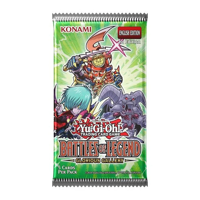 YuGiOh! Battles of Legend Glorious Gallery Single Booster Pack
