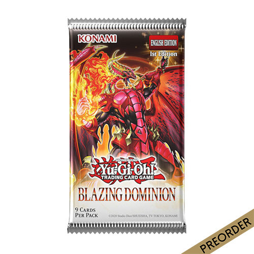 YuGiOh! Blazing Dominion Single Booster Pack