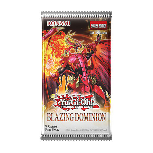 YuGiOh! Blazing Dominion Single Booster Pack