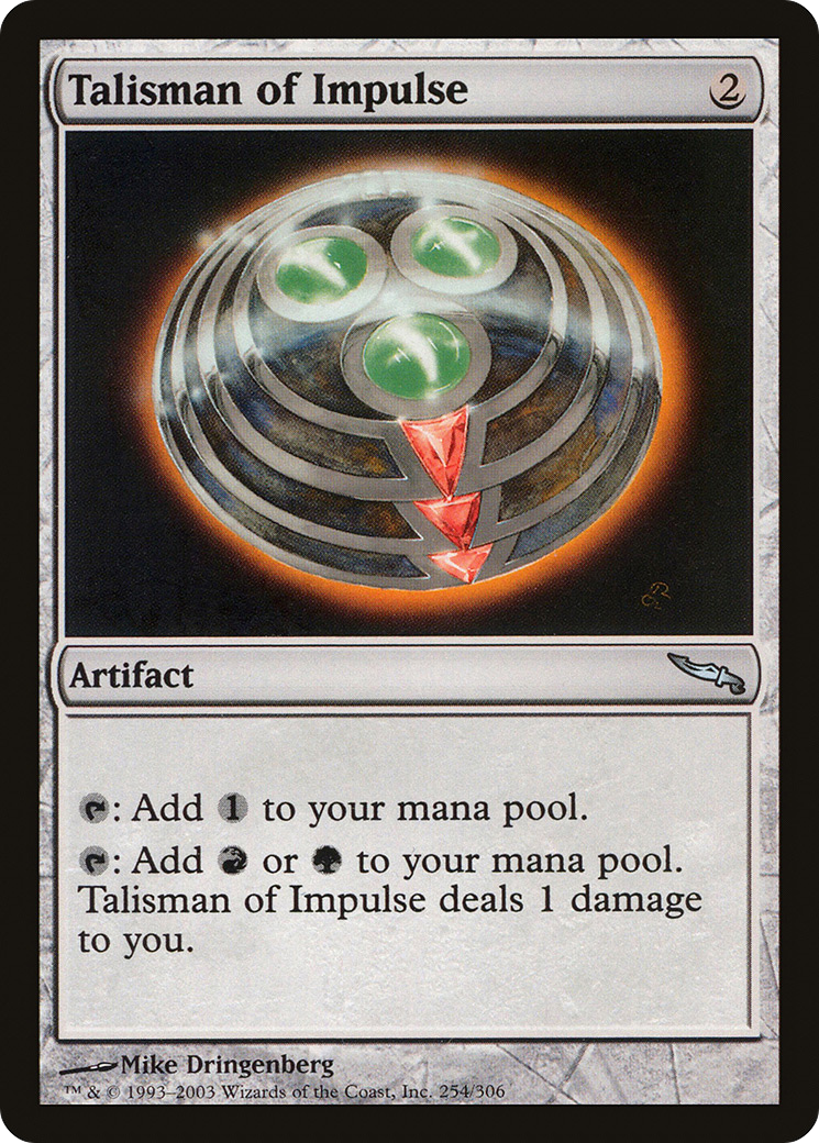 FOIL Talisman of Impulse (MRD-254) - Mirrodin - Magic The Gathering