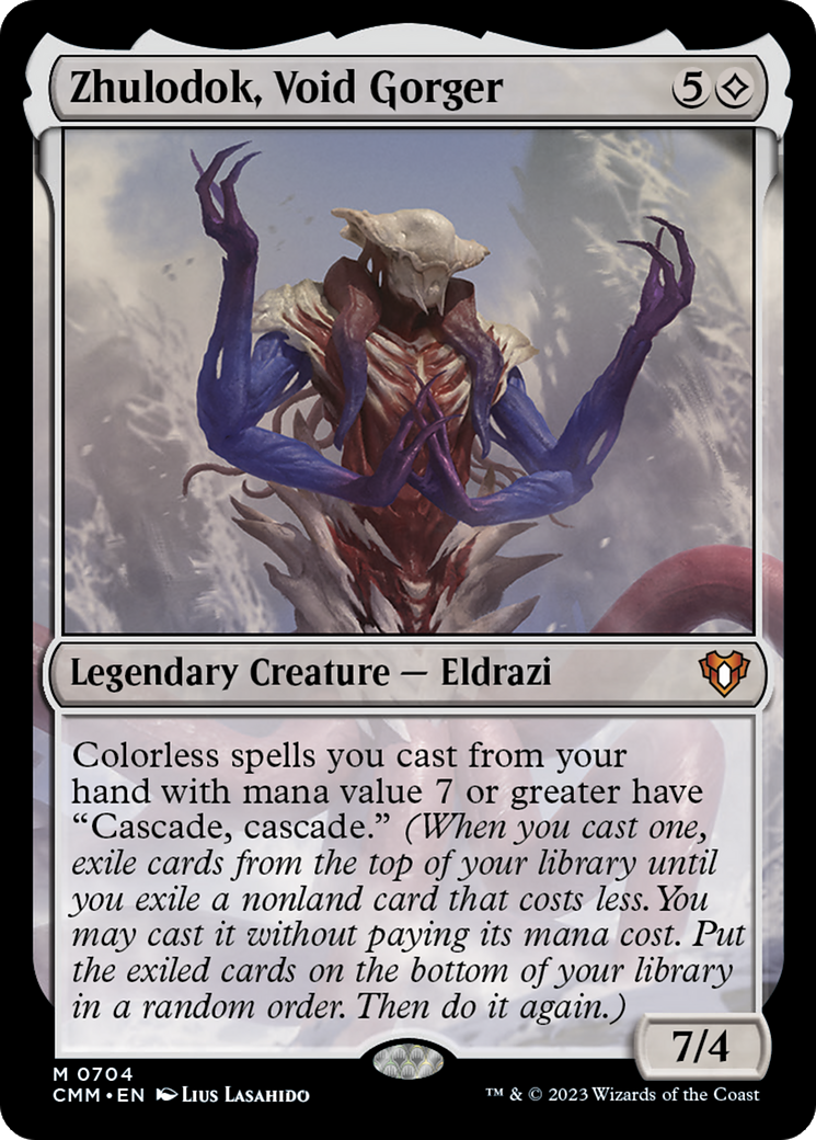 FOIL Zhulodok, Void Gorger (CMM-704) - Commander Masters - Magic The Gathering