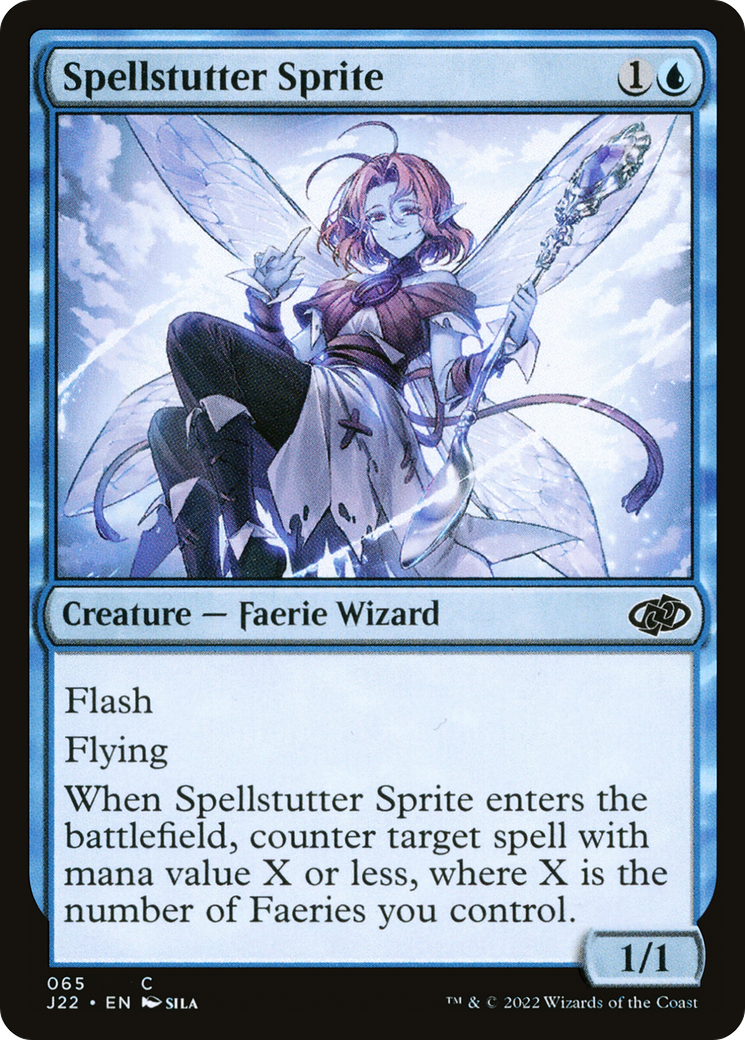 Spellstutter Sprite (J22-065) - Jumpstart 2022 - Magic The Gathering