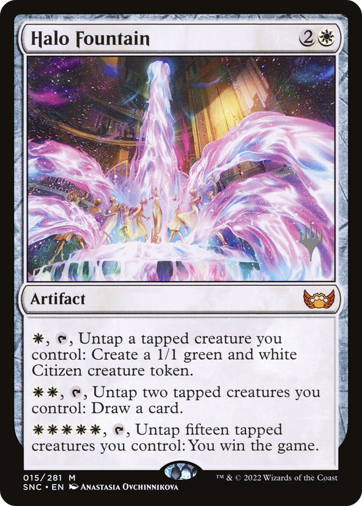 Halo Fountain (PPSNC-15P) - Streets of New Capenna Promos - Magic The Gathering