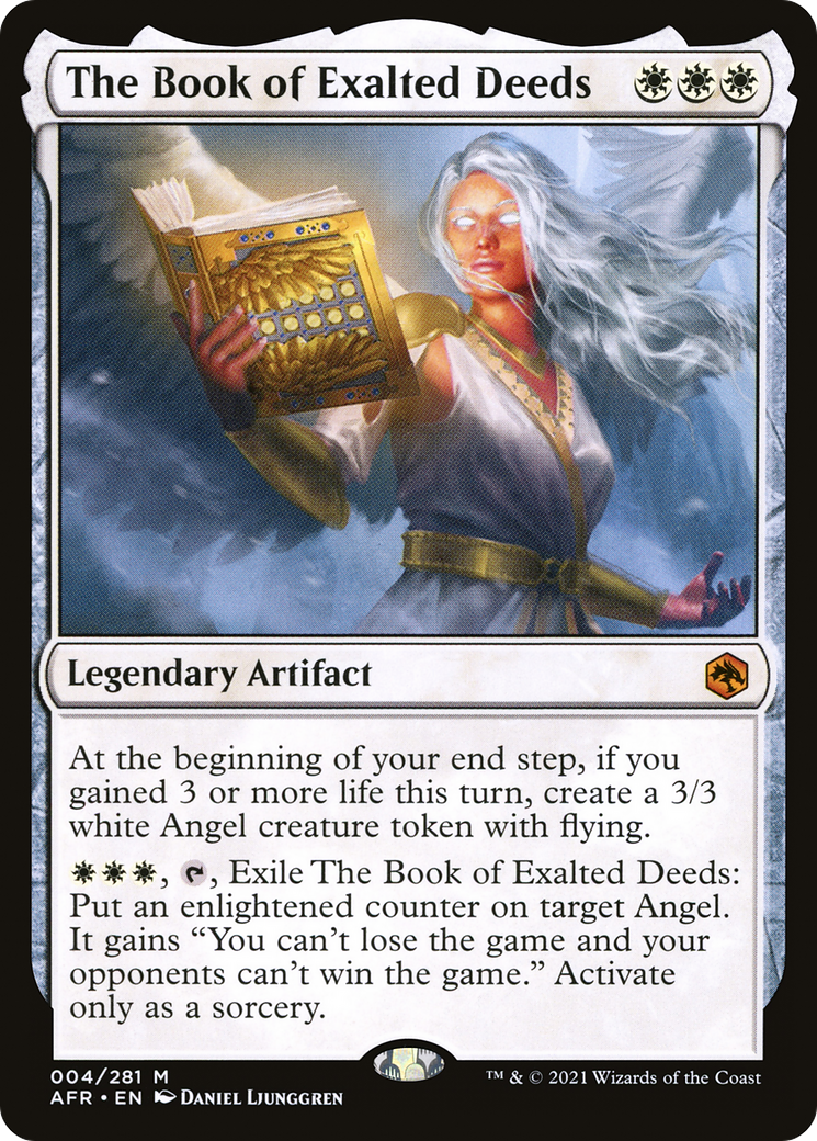 FOIL The Book of Exalted Deeds (AFR-004) - Adventures in the Forgotten Realms - Magic The Gathering