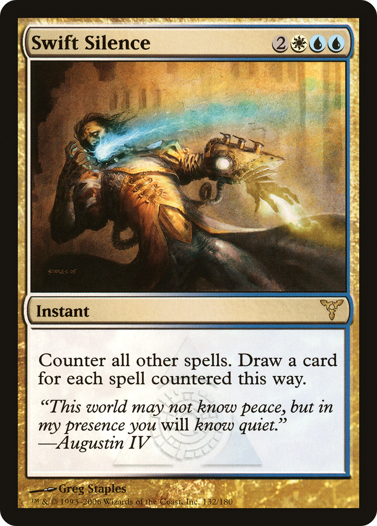 FOIL Swift Silence (DIS-132) - Dissension - Magic The Gathering