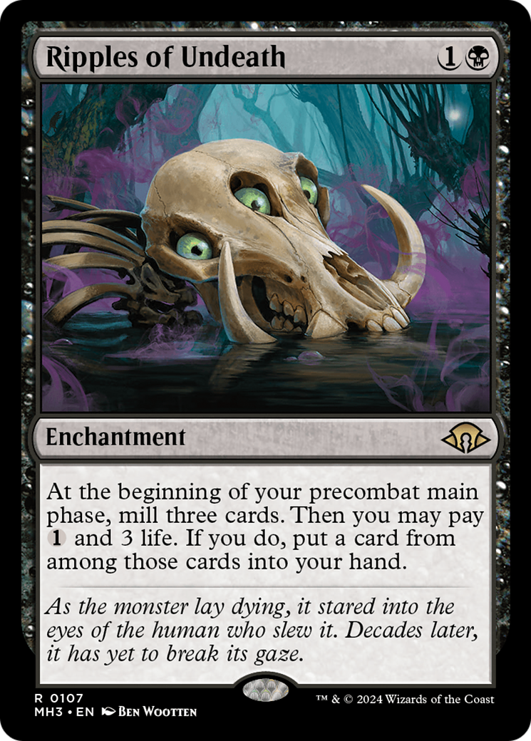 FOIL Ripples of Undeath (MH3-107) - Modern Horizons 3 - Magic The Gathering
