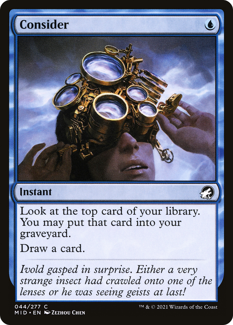 FOIL Consider (MID-044) - Innistrad: Midnight Hunt - Magic The Gathering