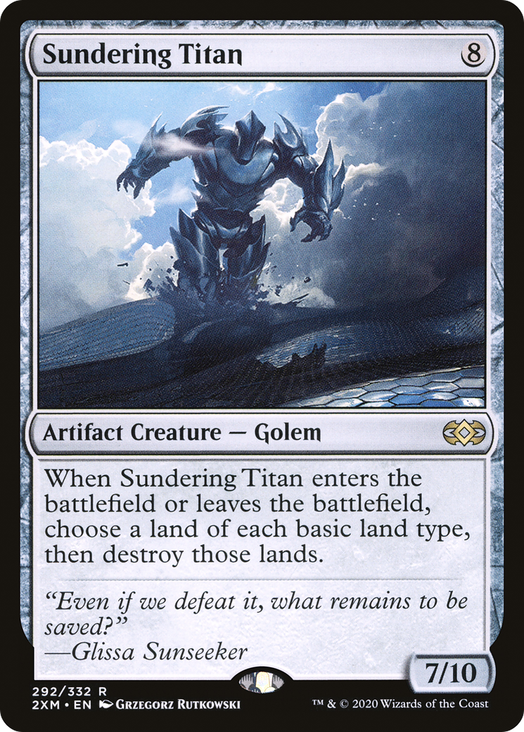 Sundering Titan (2XM-292) - Double Masters - Magic The Gathering