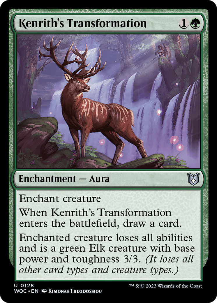 Kenrith's Transformation (WOC-128) - Wilds of Eldraine Commander - Magic The Gathering