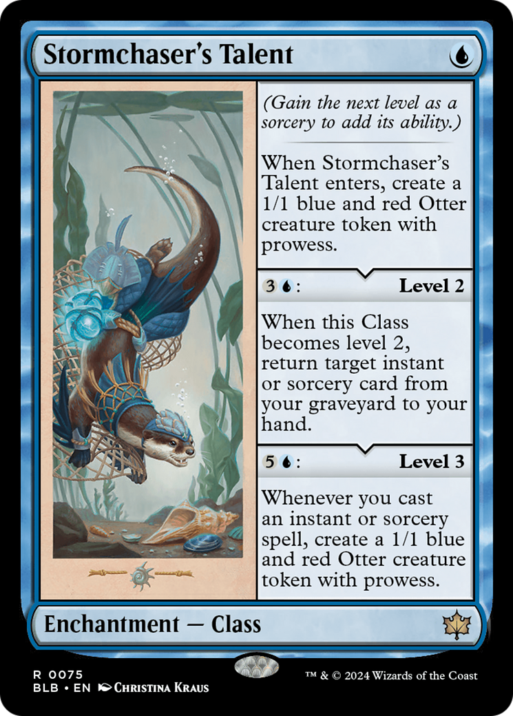 Stormchaser's Talent (BLB-075) - Bloomburrow - Magic The Gathering