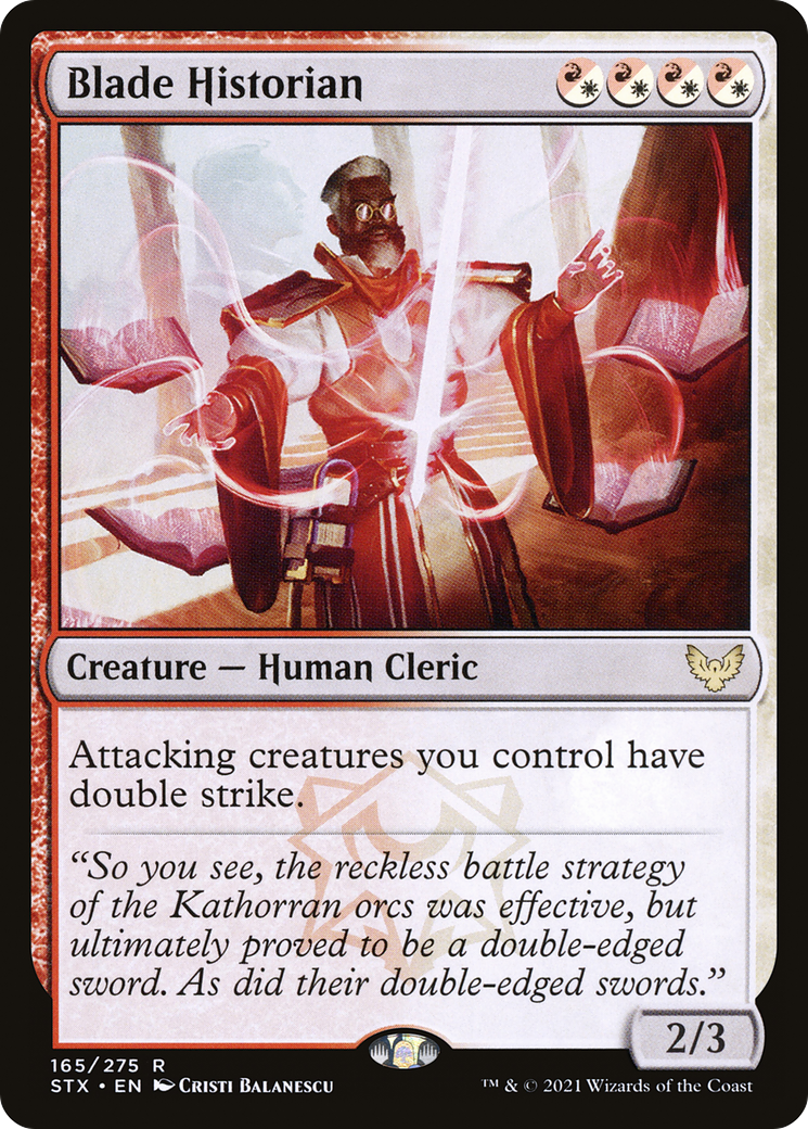 Blade Historian (STX-165) - Strixhaven: School of Mages - Magic The Gathering
