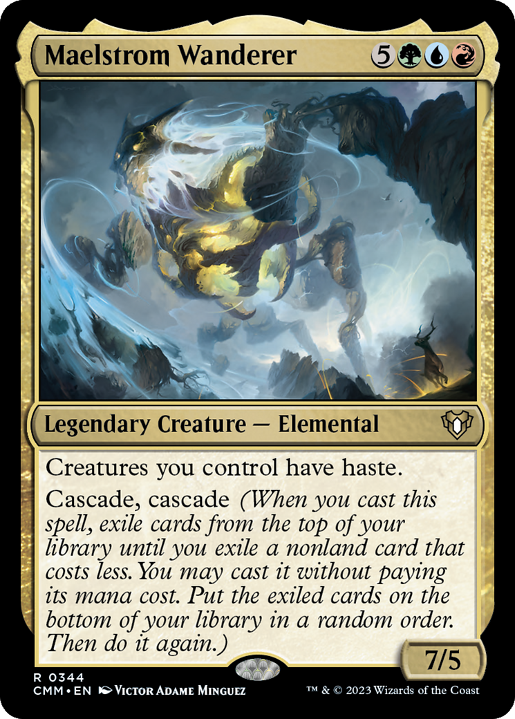 Maelstrom Wanderer (CMM-344) - Commander Masters - Magic The Gathering