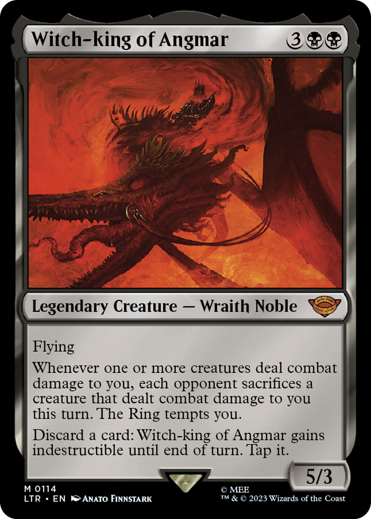 Witch-king of Angmar (LTR-114) - The Lord of the Rings: Tales of Middle-earth - Magic The Gathering