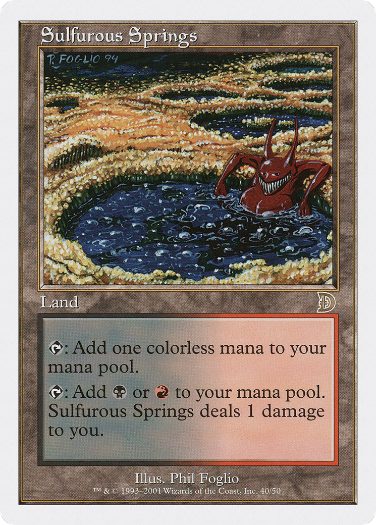 Sulfurous Springs (DKM-040) - Deckmasters - Magic The Gathering