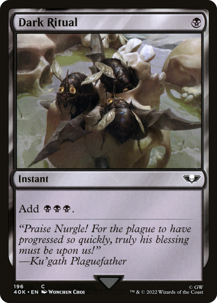 Dark Ritual (40K-196) - Warhammer 40,000 Commander - Magic The Gathering