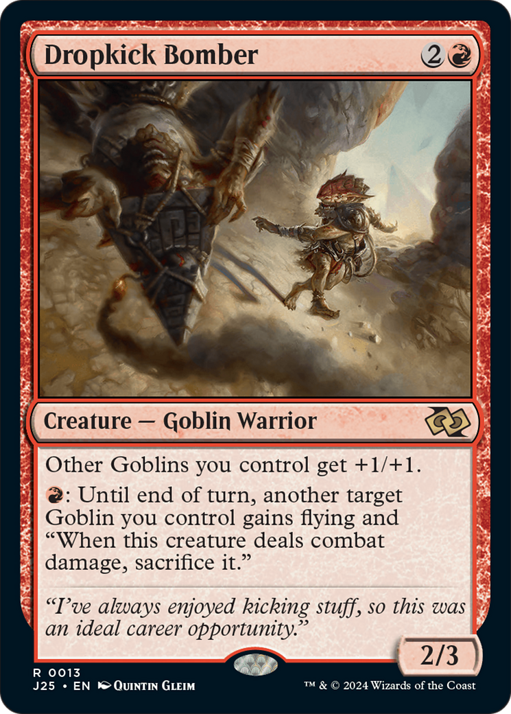 Dropkick Bomber (J25-013) - Foundations Jumpstart - Magic The Gathering