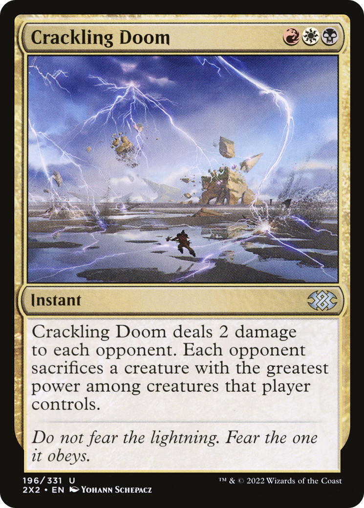 Crackling Doom (2X2-196) - Double Masters 2022 - Magic The Gathering