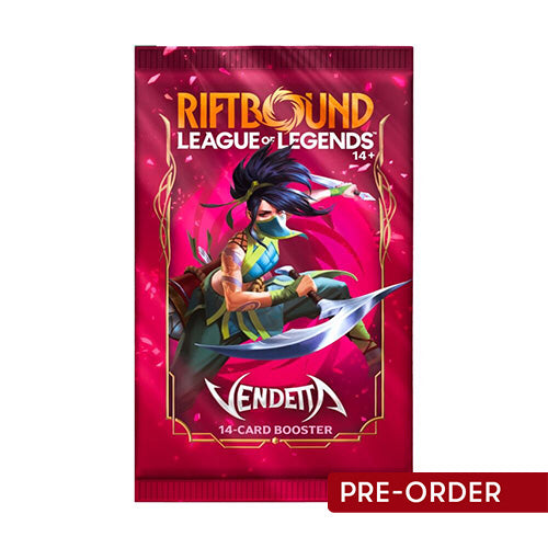 Riftbound League of Legends TCG Vendetta Single Booster Pack