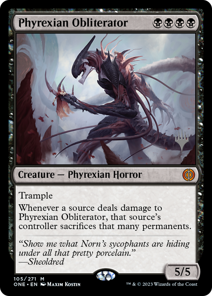 Phyrexian Obliterator (PPONE-105P) - Phyrexia: All Will Be One Promos - Magic The Gathering