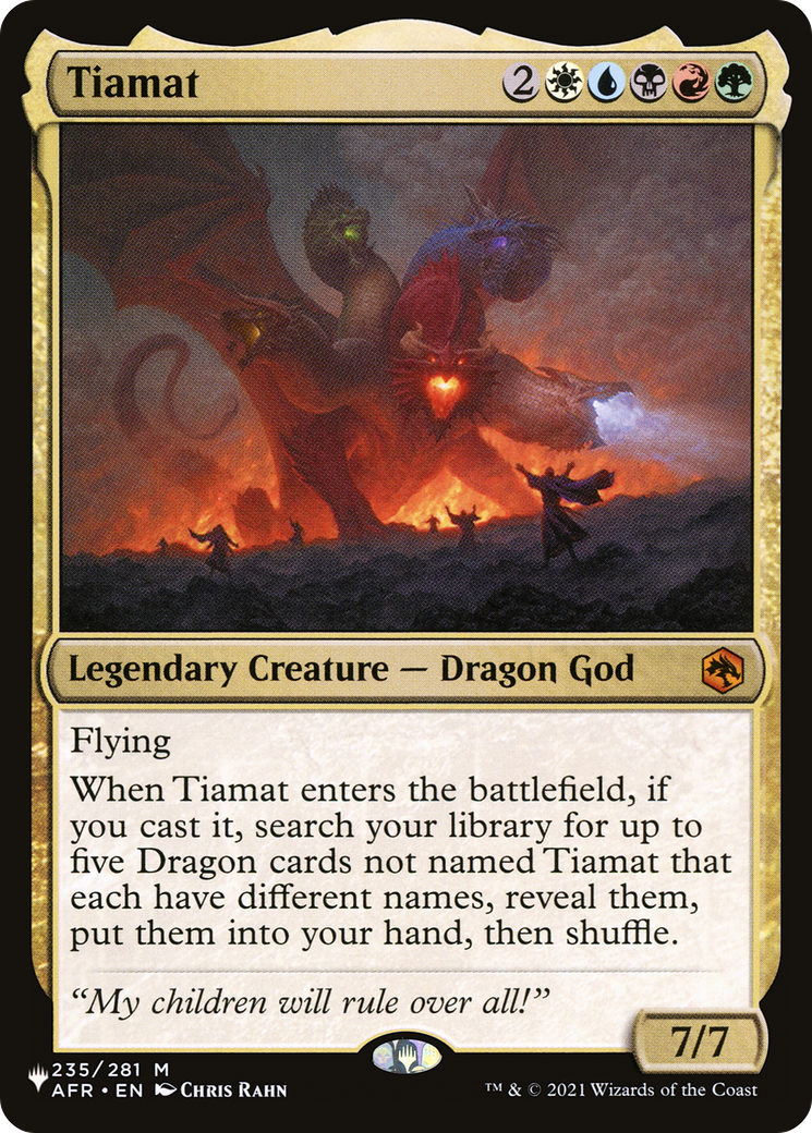 Tiamat (LIST-AFR-235) - The List - Magic The Gathering