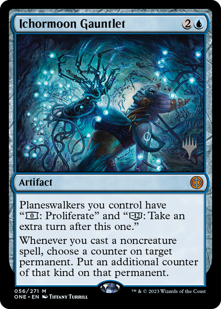 FOIL Ichormoon Gauntlet (PPONE-56P) - Phyrexia: All Will Be One Promos - Magic The Gathering
